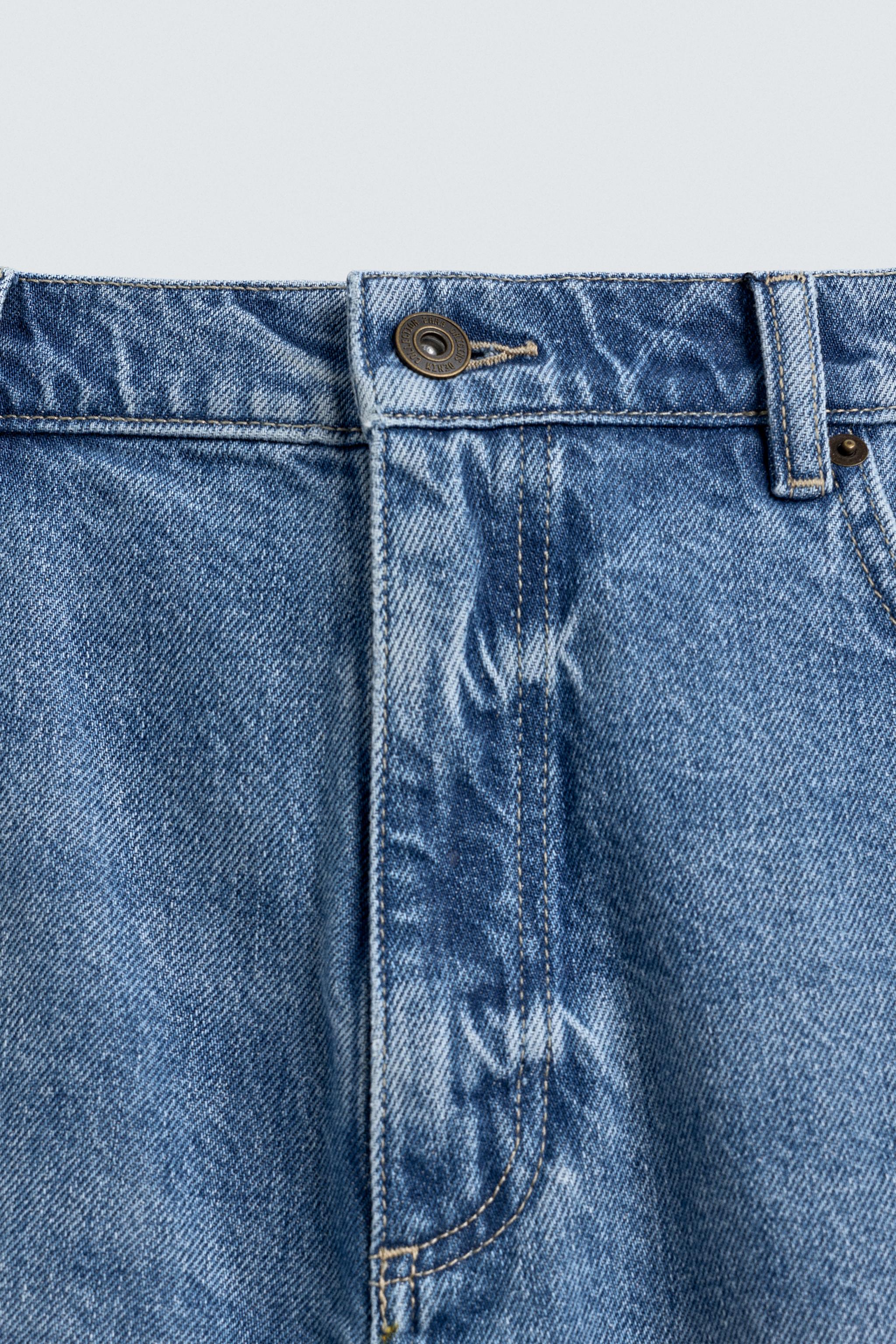 BERMUDA EN JEAN COUPE DROITE